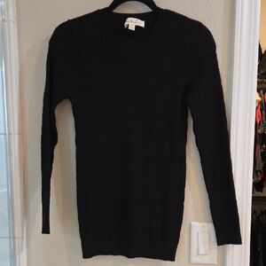 Vine & Love Black Crew Neck Sweater
